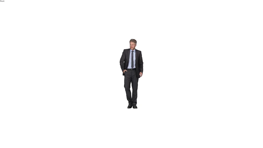 Renderpeople  - Dennis Posed 004 - 3D Business Man