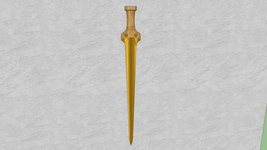 History of the Sword - Middle Bronze Age (1,300 BCE) - British Rapier