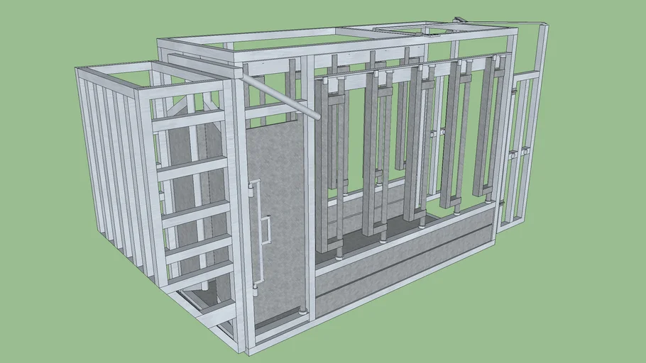 Cage de contention Bovins