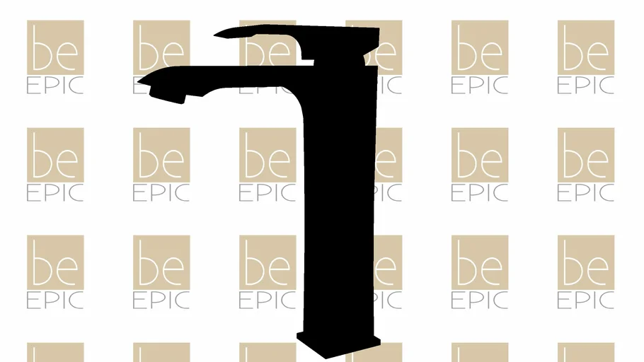 Torneira Monocomando para Lavatório Black Matte Bica Alta - Rubinettos