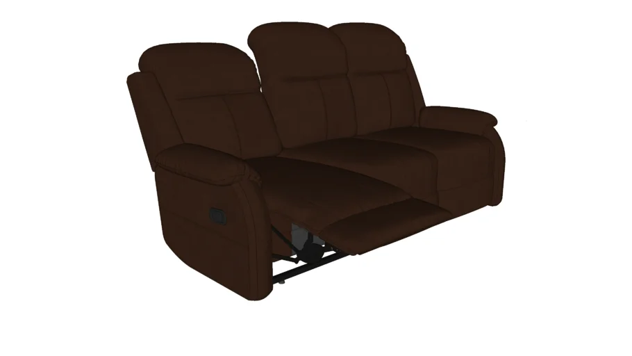 3 seater leather recliner sofa