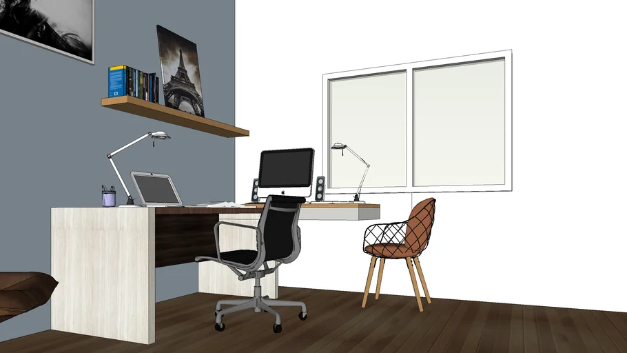 แต่งห้องทำงาน
