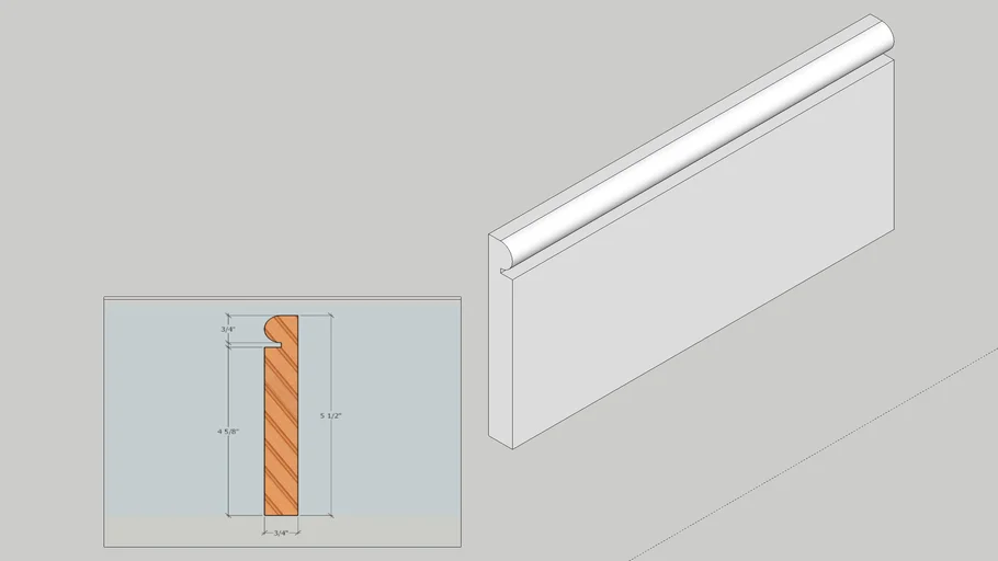 6-inch Baseboard