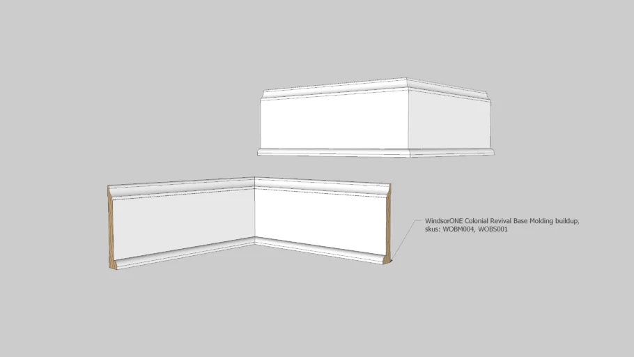 WindsorONE Colonial Revival Moldings - Base Molding