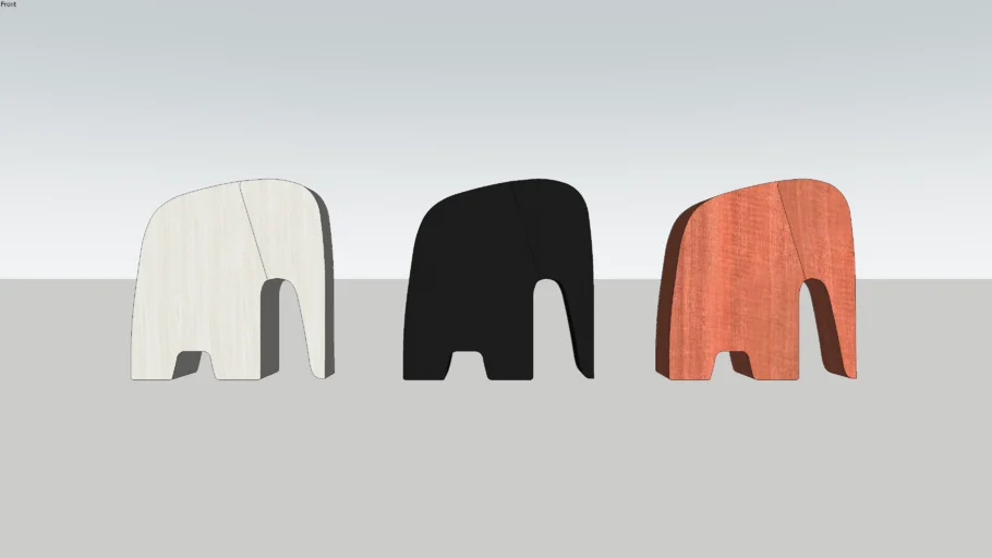 Wooden Elephant