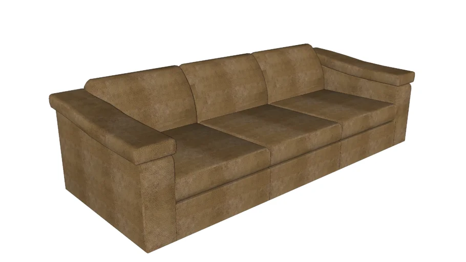 Brown Leather Couch