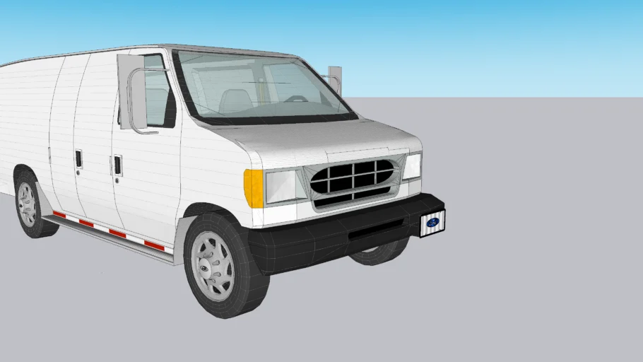 1999 Ford E-150 - cargo van - 4.6L Triton V8