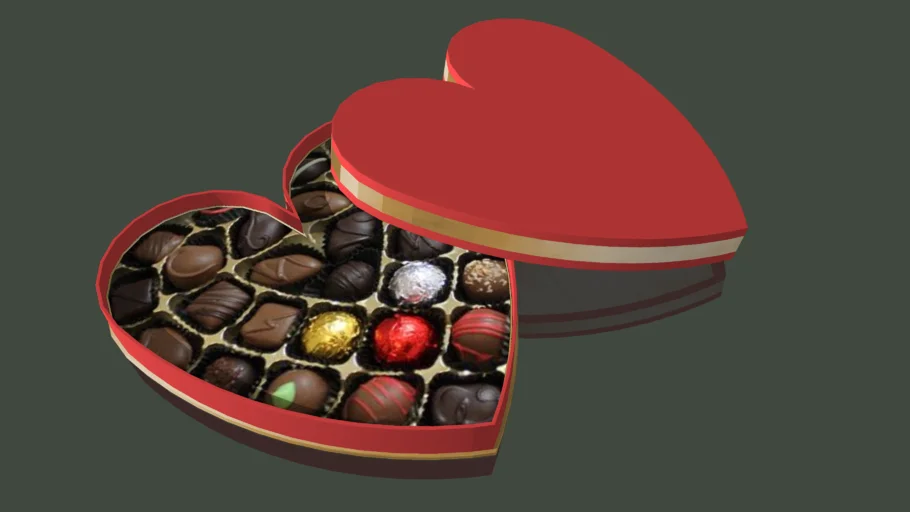 valentines heart candy