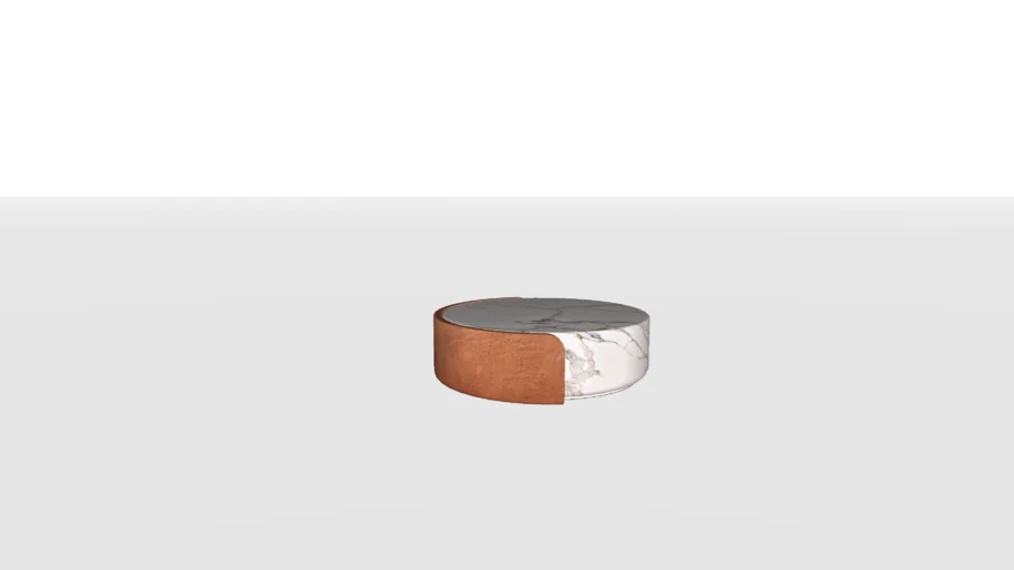Round marble coffe table