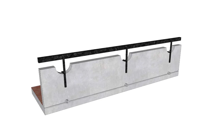BALCONY WITH CEMENT PARAPET ,BALCONY TYPE D BOTTEGO