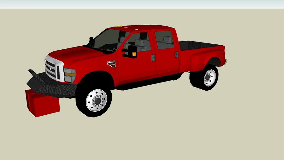 Ford f-350 pulling truck