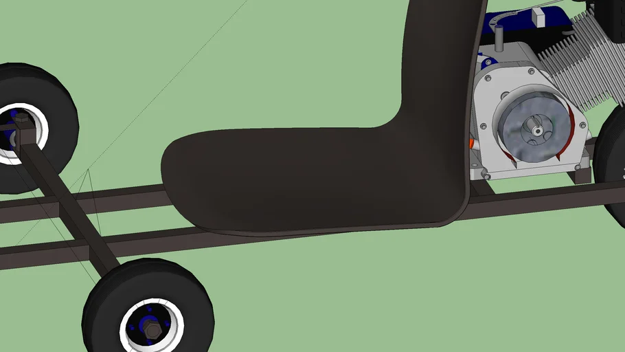 gx160 reverse trike kart