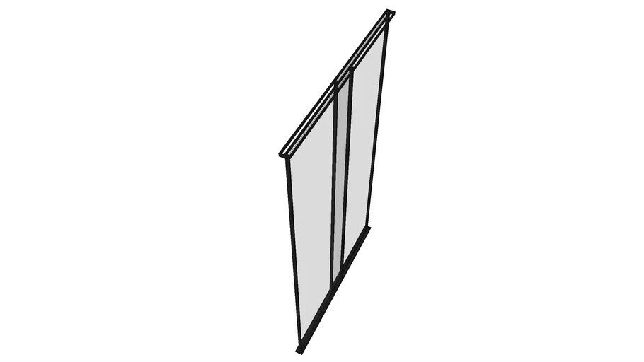 Porta de correr / Box (2 folhas )