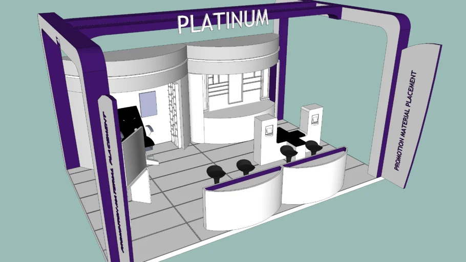 Cosmetic Product Exhibition Booth 