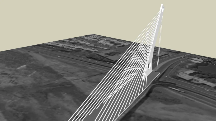 Puente Atirantado "Viaducto de la Unidad"