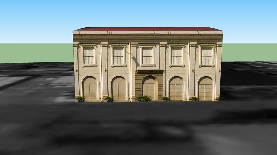 Pre-war Commecial Building Downtown Cebu | 3D Warehouse