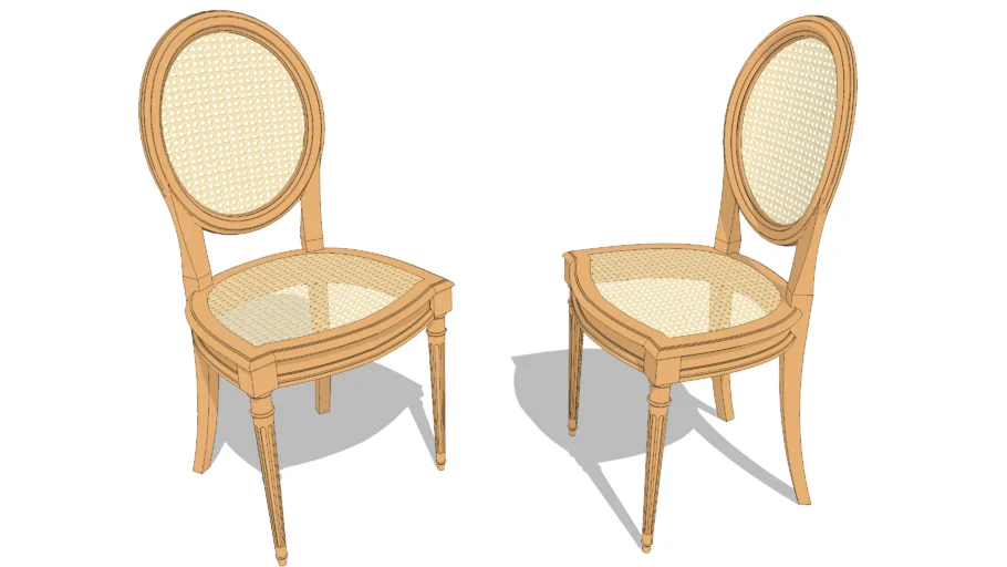 Louis XVI-style dining chair