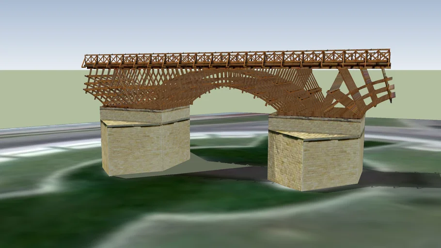 Model of Trajans bridge - Model - 3D Warehouse