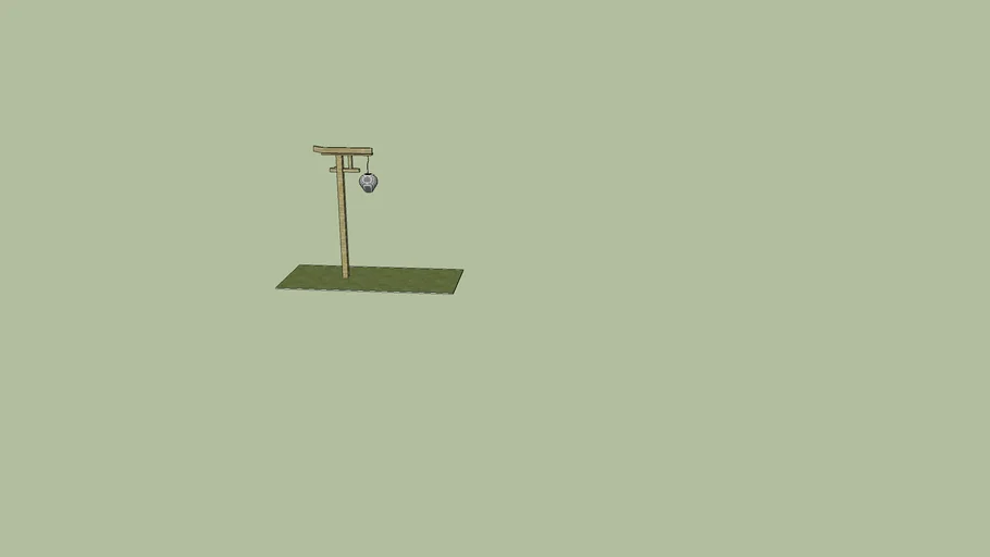 Japanese Lamp post