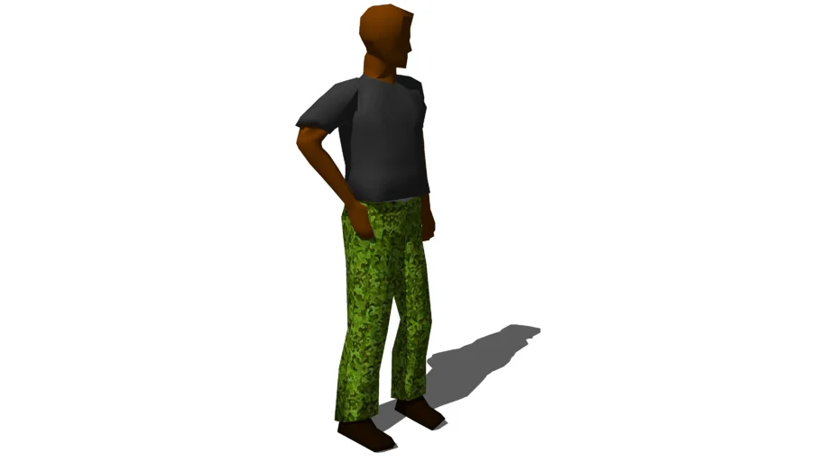 3D Man ( Standing )