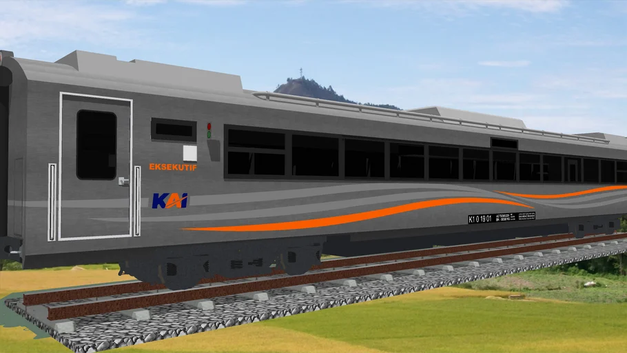 Kereta Kelas Eksekutif Stainless Steel 2019