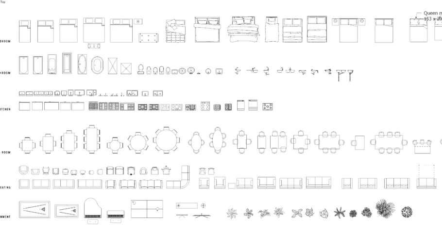 2D FLOOR PLAN SYMBOL