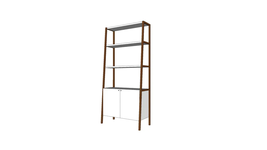 West Elm Modern Cabinet Bookcase