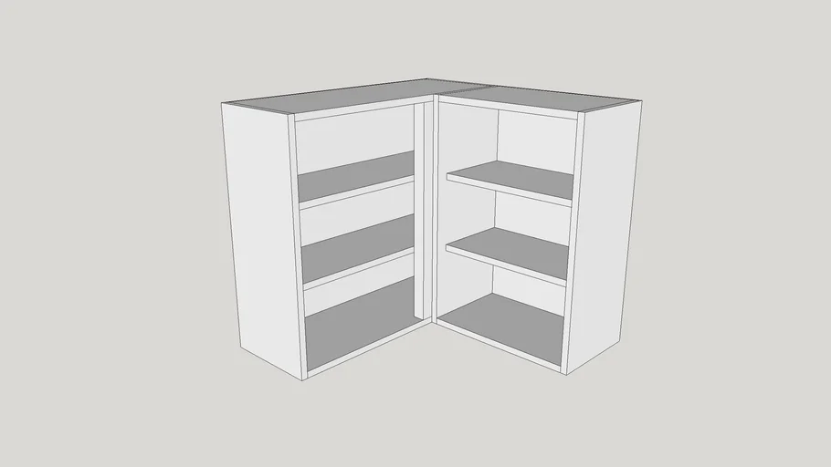 Kitchen Corner Wall Unit