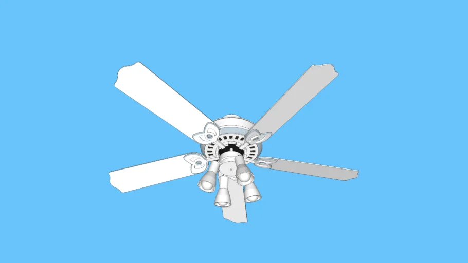 basic paintable ceiling fan
