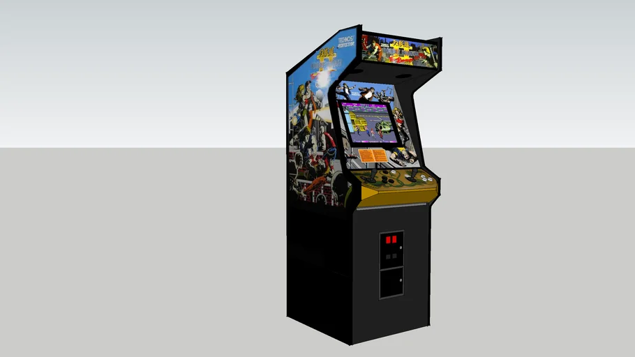 Double Dragon II arcade game Rev.1