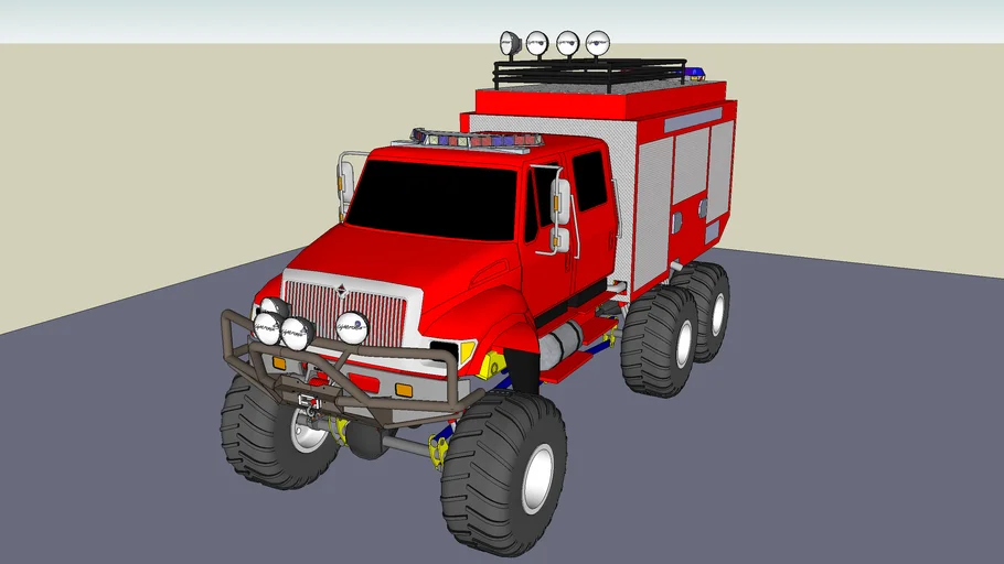 Fire Brush Truck