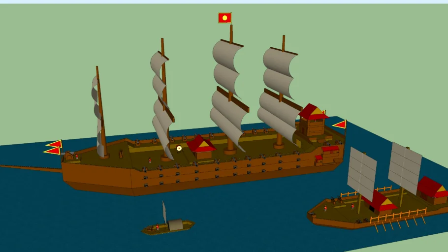 Định Quốc Warship - Tây Sơn dynasty 18th century