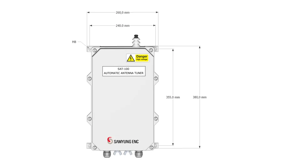 SAT-100 AUTOMATIC ANTENNA TUNER (ATU) -SAMYUNG, ENC.
