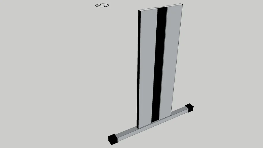 Kaki Meja Aluminium