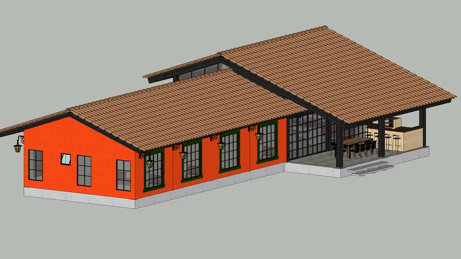 CASA MODERNA PARA SÍTIO
