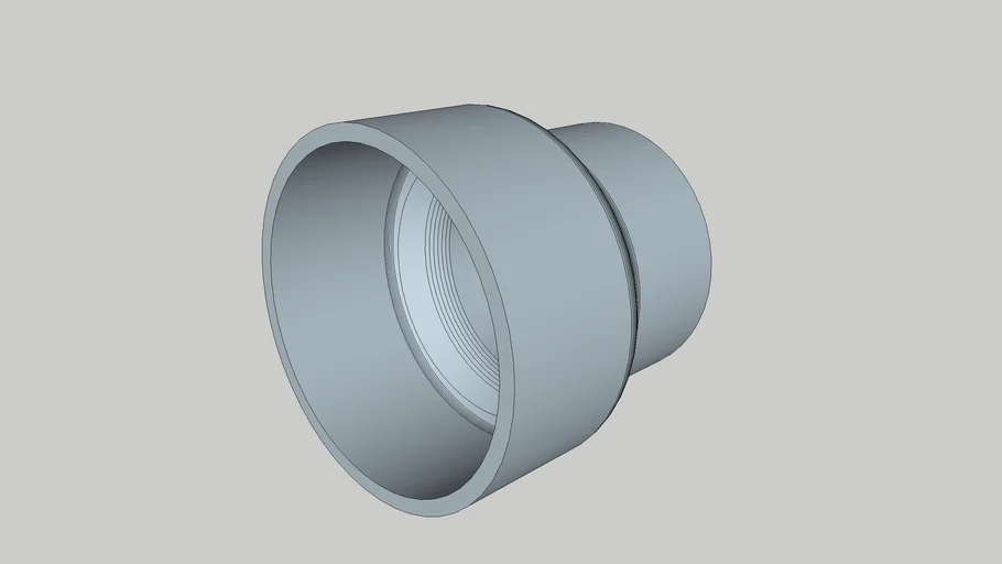 4" to 3" Standard Wall Straight PVC Reducer