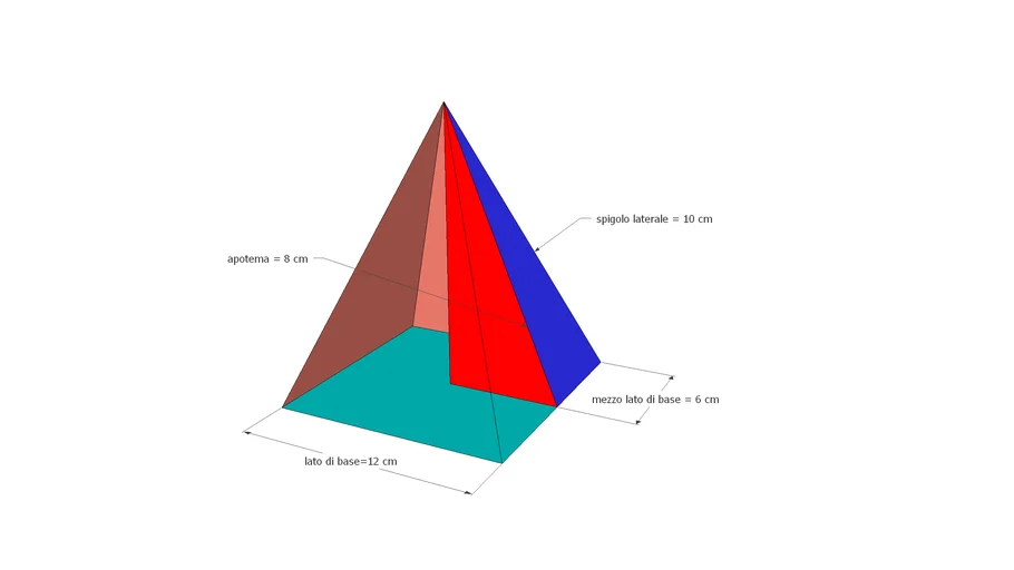 Piramide a base quadrata