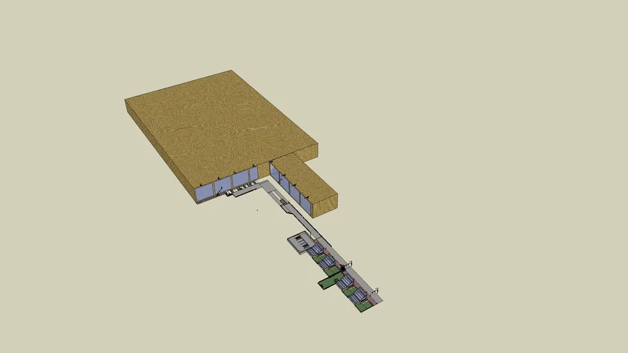 nice wee industrial village with big factory,car park, play area, a couple of houses, a bus stop by websronembourgué enterprises. 
