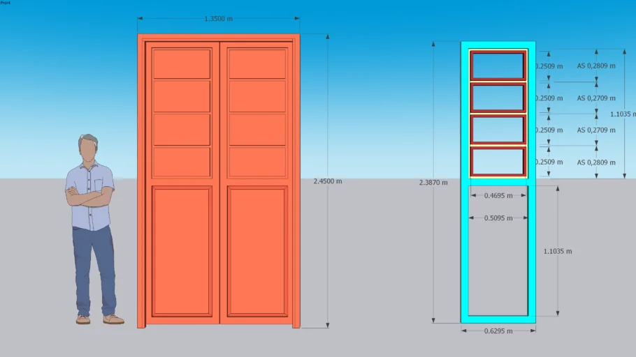 pintu panel