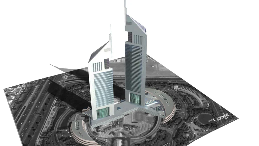 Model of the Emirates Towers