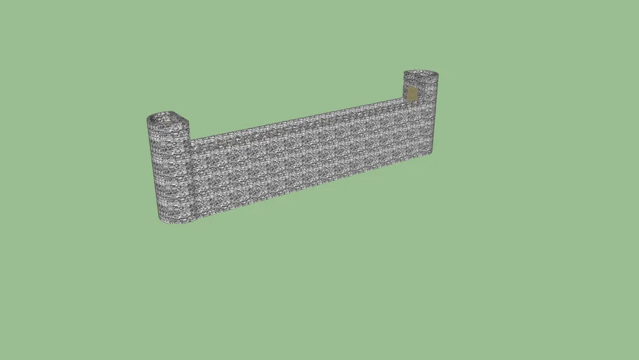Castle Wall (with circular towers)