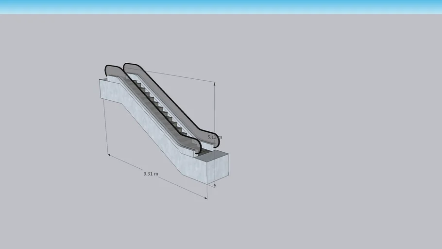 Escalator | 3D Warehouse