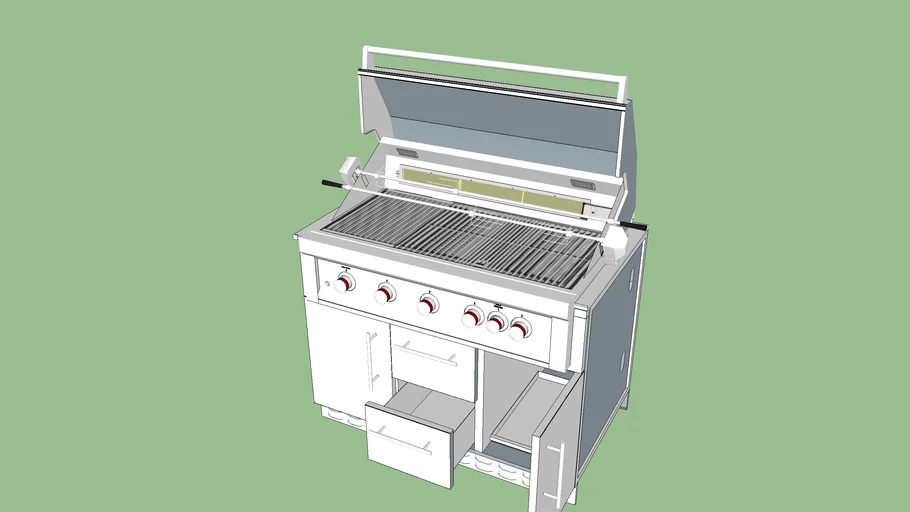 Stainless steel grill
