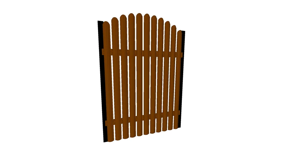 koneslonpro fence 1,5 м. забор-штакетник (Zaun)