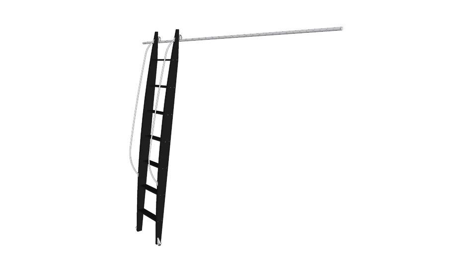 Library ladder/Walk in closet