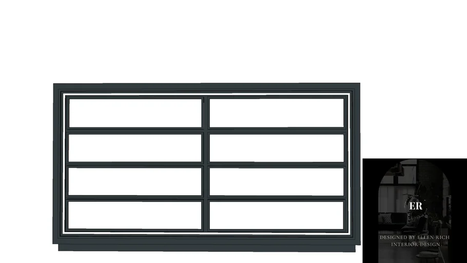 Navy & White Dresser | Comoda | Gaveteiro