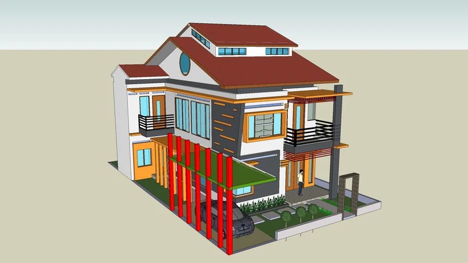 tropical modern house