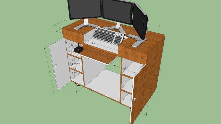 Rolling console for Flight Simulator X