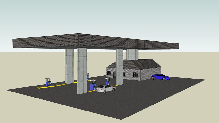 small gas station