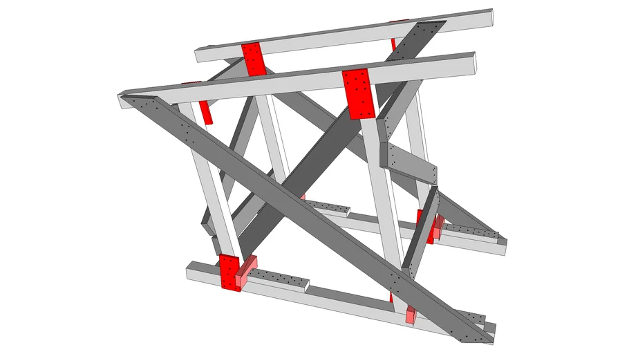 Sloped Floor Shore perpendicular to slope